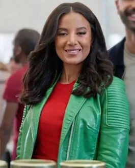 A Pinch of Portugal Heather Hemmens Leather Jacket
