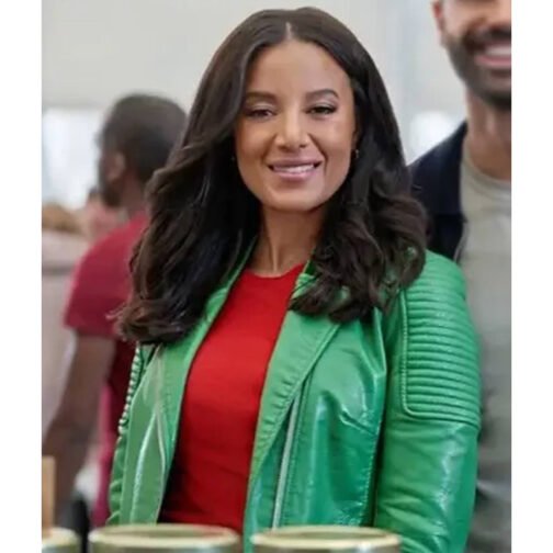 A Pinch of Portugal Heather Hemmens Leather Jacket - Image 2