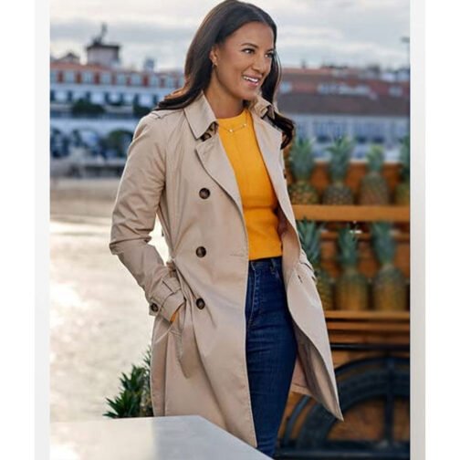 A Pinch of Portugal Heather Hemmens Trench Coat - Image 6