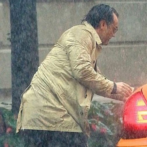 A Rainy Day in New York Jude Law Cotton Coat - Image 15