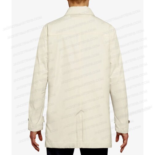 A Rainy Day in New York Jude Law Cotton Coat - Image 6