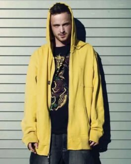 Aaron Paul Breaking Bad Yellow Hoodie