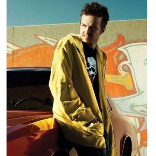 Aaron Paul Breaking Bad Yellow Hoodie - Image 5