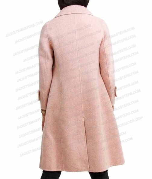 Emma Roberts About Fate Pink Coat - Image 3