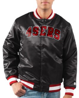 San Francisco 49ers Ace Satin Jacket
