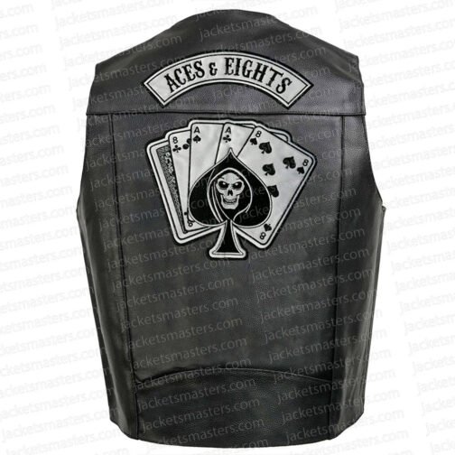 Aces & Eights Total Nonstop Leather Vest