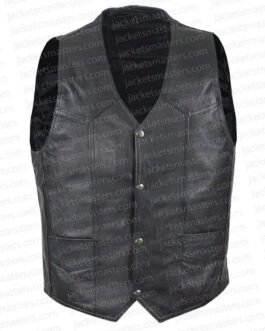 Aces & Eights Total Nonstop Leather Vest
