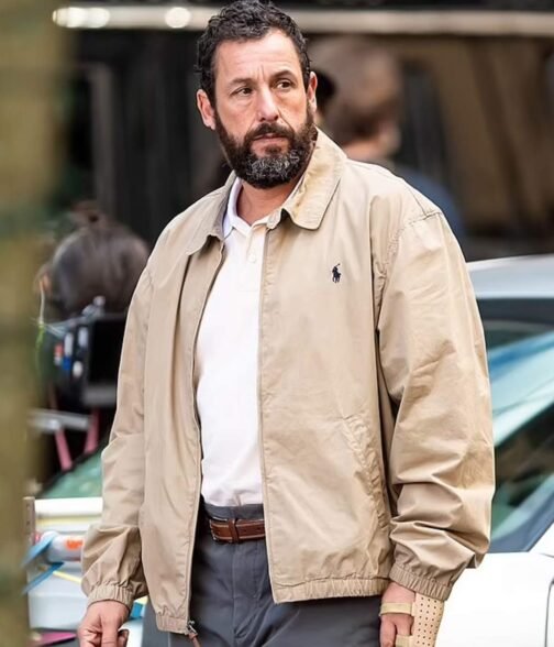 Adam Sandler Hustle Beige Cotton Jacket - Image 12