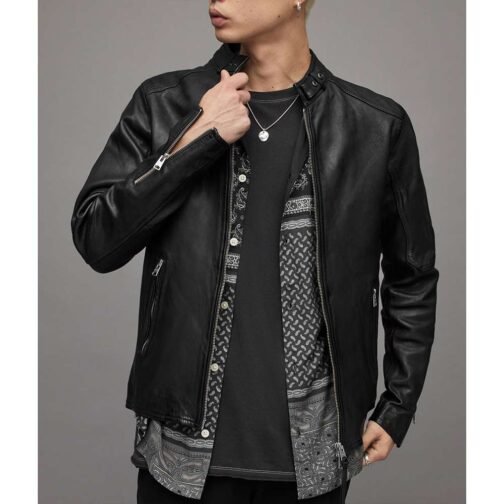 Adan Canto The Cleaning Lady Leather Jacket - Image 4
