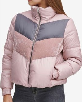 Let It Snow Odeya Rush Puffer Pink Jacket
