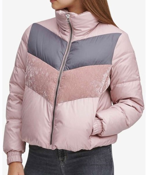 Let It Snow Odeya Rush Puffer Pink Jacket
