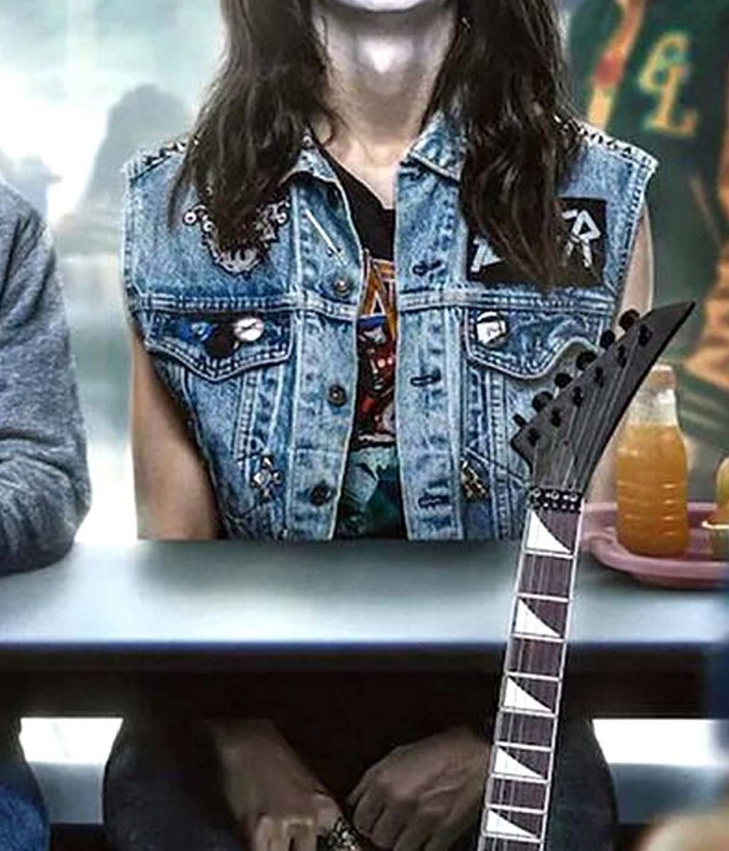 Metal Lords Adrian Greensmith Denim Studded Vest - Image 7