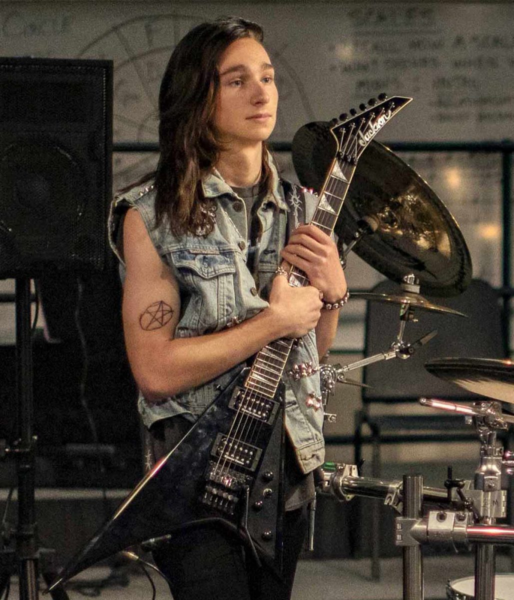 Metal Lords Adrian Greensmith Denim Studded Vest - Image 4