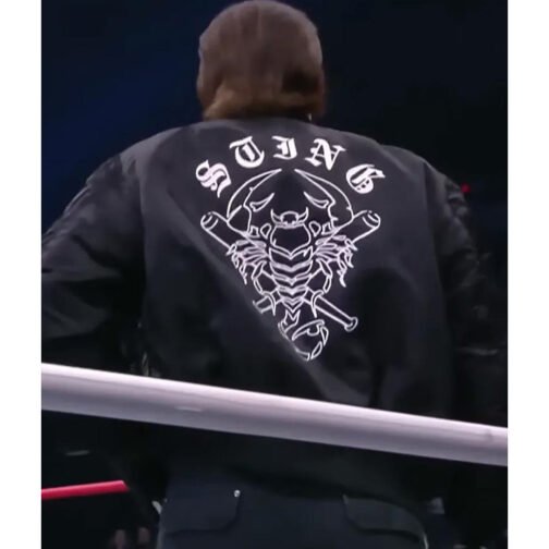 Sting AEW Dynamite Bomber Jacket - Image 4
