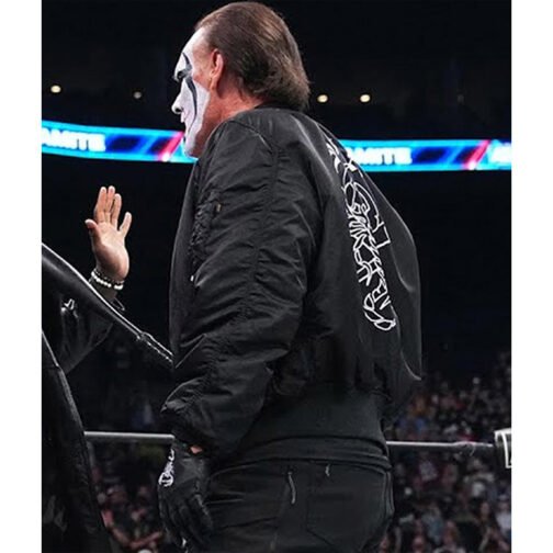 Sting AEW Dynamite Bomber Jacket - Image 7