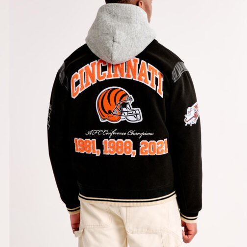 Cincinnati Bengals AFC Conference Champions Varsity Jacket - Image 2