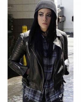 Agents of Shield Chloe Bennet Biker Leather Jacket