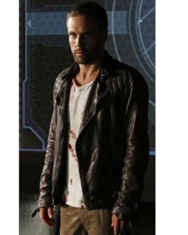 Agents of Shield Nick Blood Quilted Leather Jacket