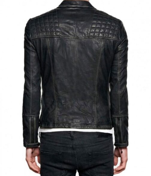Agents of Shield Nick Blood Quilted Leather Jacket - Image 3