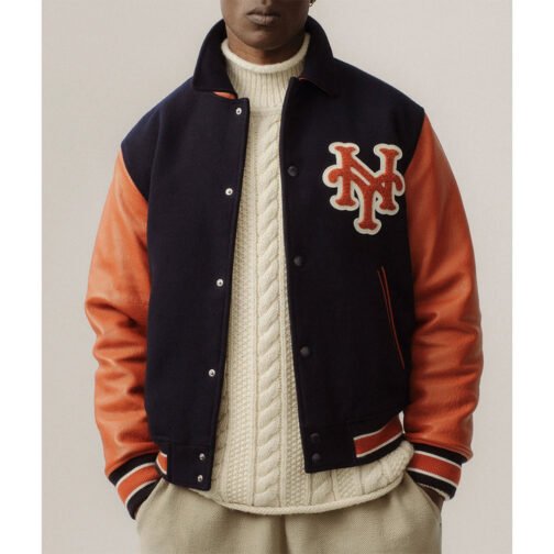 Aime Leon Dore New York Mets Varsity Jacket - Image 3