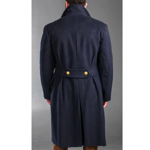 Air Force Wool Blue Overcoat - Image 4
