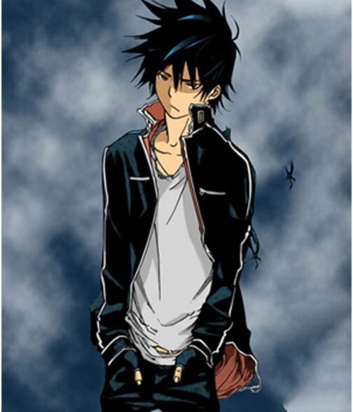 Itsuki Minami Air Gear Striped Black Cotton Jacket - Image 6