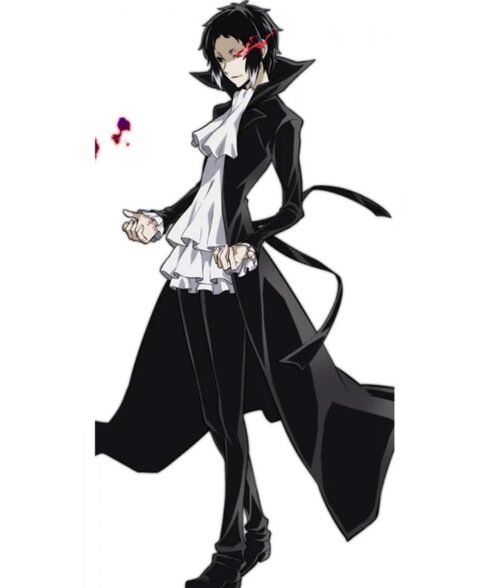 Akutagawa Ryuunosuke Bungo Stray Dogs Cotton Coat - Image 3