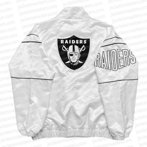 Al Davis 1994-95 Oakland Raiders Jacket - Image 3