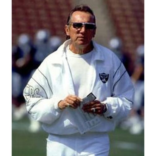 Al Davis 1994-95 Oakland Raiders Jacket - Image 5