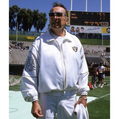 Al Davis 1994-95 Oakland Raiders Jacket - Image 6