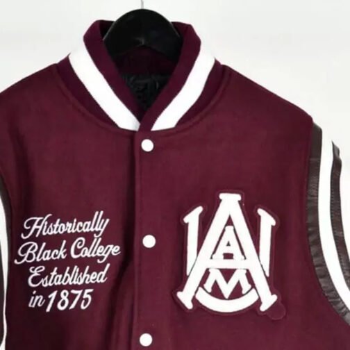 Alabama A&M University Motto 2.0 Letterman Jacket - Image 3