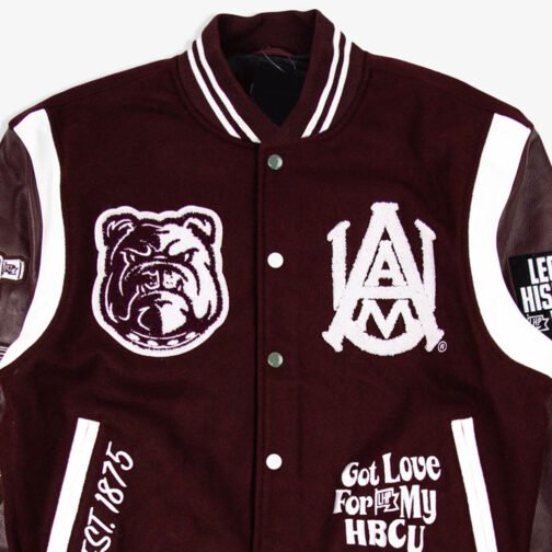 Alabama A&M University Motto 3.0 Varsity Jacket - Image 3