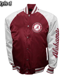 Alabama Crimson The Game Crimson Satin Jacket