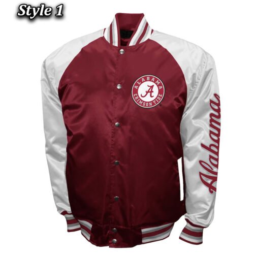Alabama Crimson The Game Crimson Satin Jacket