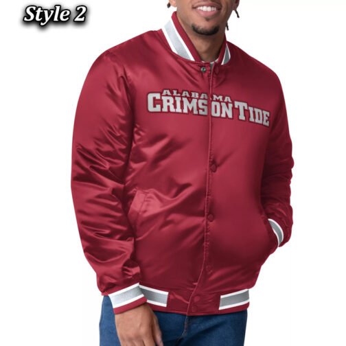 Alabama Crimson Tide G-III Satin Jacket - Image 2