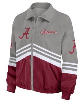 Alabama Crimson Throwback Windbreaker Jacket