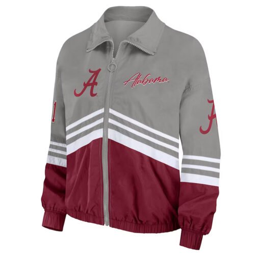 Alabama Crimson Throwback Windbreaker Jacket