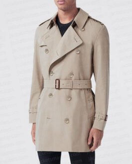 Alain Delon Le Samourai Double Breasted Coat