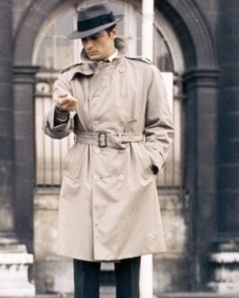 Alain Delon Le Samourai Double Breasted Coat