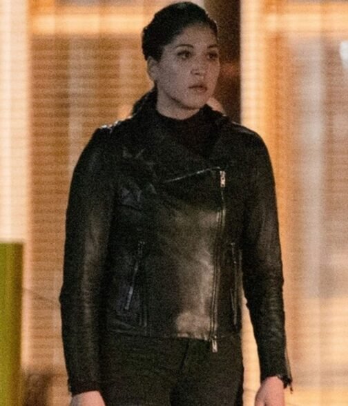Hawkeye Maya Lopez Striped Leather Jacket