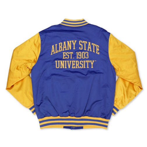 Albany State Golden Rams Blue and Gold Jacket - Image 2