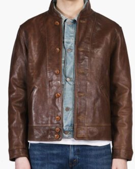 Albert Einstein Vintage Leather Jacket
