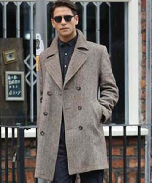 Snatch Luke Pasqualino Double Breasted Coat - Image 2