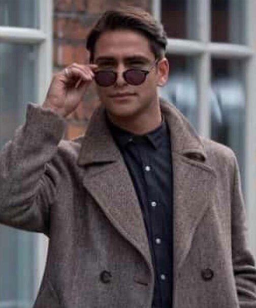 Snatch Luke Pasqualino Double Breasted Coat - Image 5