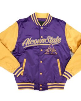 Alcorn State Braves Purple and Gold Jacket
