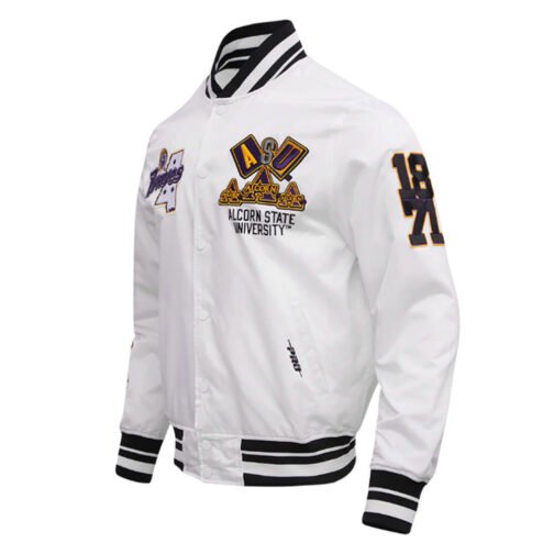 Alcorn State University Homecoming Rib Satin Jacket - Image 3