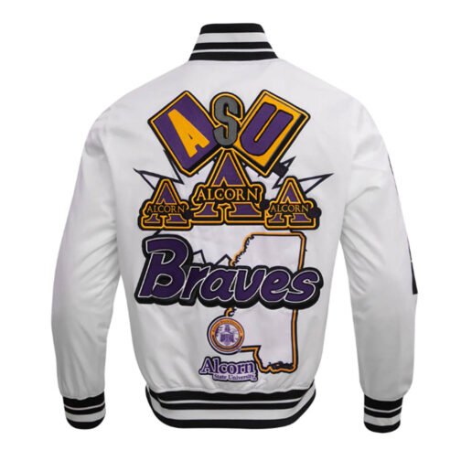 Alcorn State University Homecoming Rib Satin Jacket - Image 2