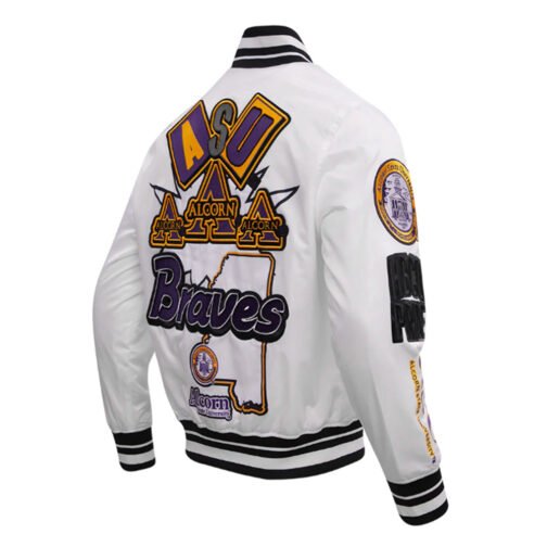 Alcorn State University Homecoming Rib Satin Jacket - Image 4