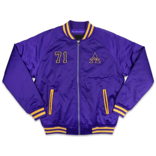 Alcorn State University Purple Baseball Jacket