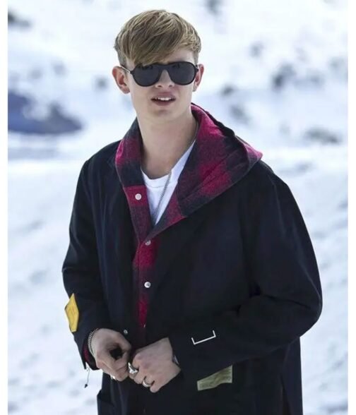 Otto Farrant Alex Rider Season 02 Black Coat - Image 3